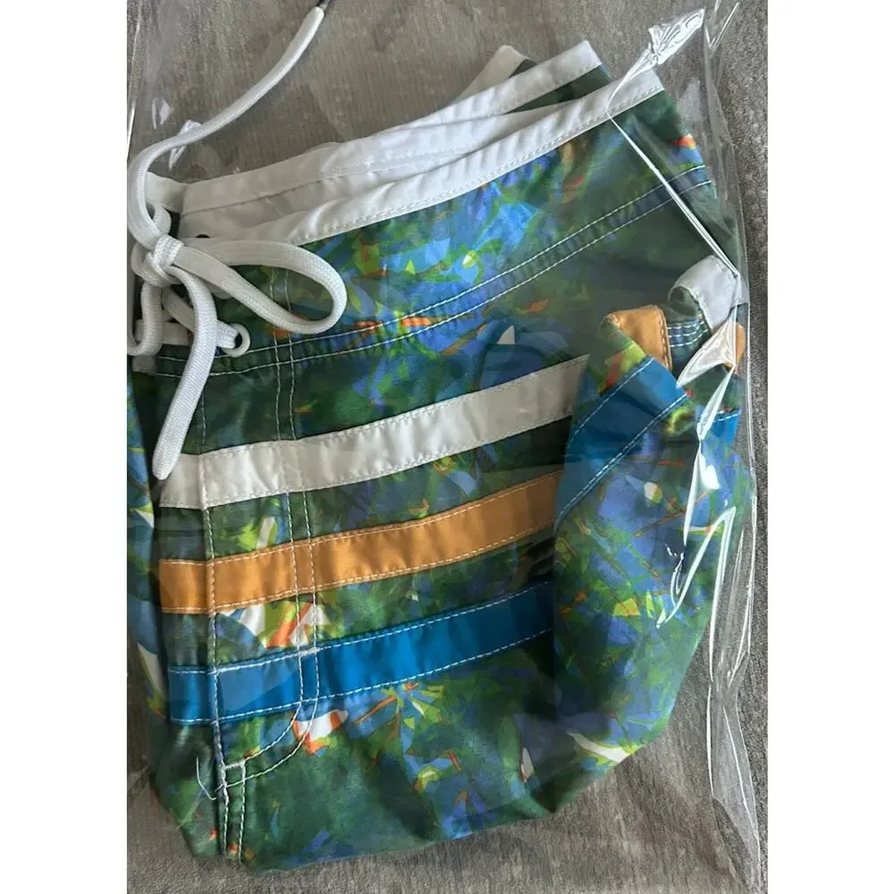 Katin Custom Fit Swim Trunks Mens 32 Tropical Board Shorts Surf USA Camu